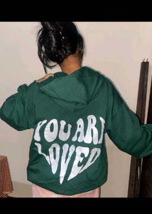 Cozy Green Oversized Hoodie