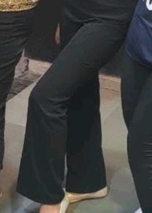 Flared Black Trousers
