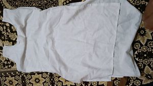 White Kurti With Inner