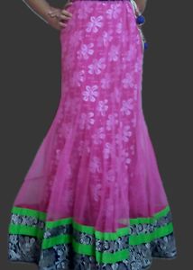 Pink Fish cut lehenga_price Drop