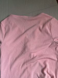 Chic Pink Button-Up Top