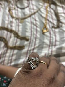 Sparkling Statement Ring 925