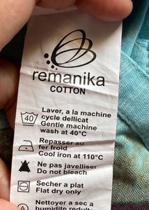 New Remanika Blue Graphic T-Shirt–Size XS