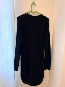 Black Mini Sweater Dress