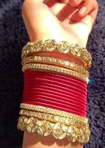 Elegant Bridal Chura Set