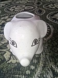 Cute Elephant Ceramic Planter - Brand New