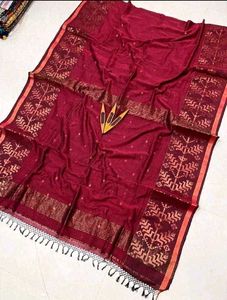 BRAND NEW KHADI COTTON OWN BOITIQUE SAREE