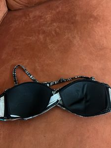 Boho Print Bandeau Bikini Top