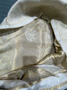 Beautiful Peacock print Designer Silk Saree