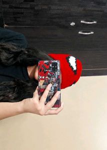 Spider-Man Inspired Crochet Beanie