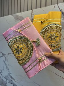 4 Combo- Elegant Embroidered Clutches (Set)