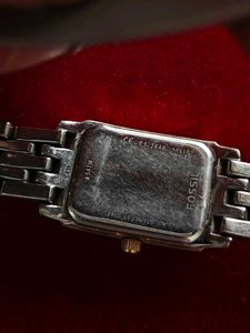 Fossil Two-Tone Rectangle Watch