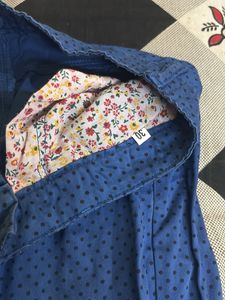 Blue  🔵printed💙 Jeans🩵