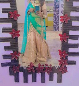 beautiful heavy lahenga kurti set
