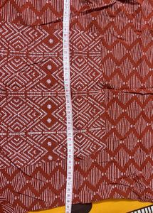 Red Ethnic Printed Kurta