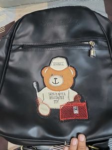 Ted Baker Backpack with Teddy Bear Graphic