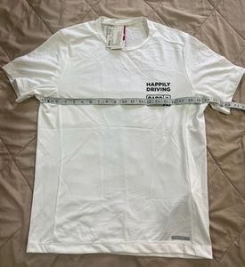 Men's White "Happily Driving Cars" T-Shirt