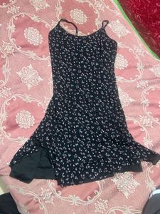 Floral Print Spaghetti Strap Dress