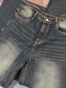 Vintage washed Blue Denim Jeans