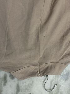 Elegant Beige Top with Button Cuffs