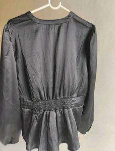 Satin semi formal top