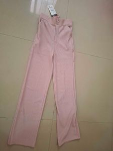 Pink Striped Palazzo Pants