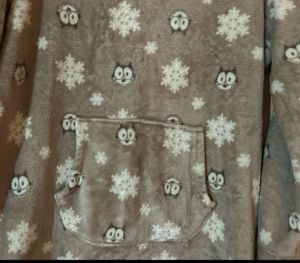 Cute Owl Print Nightdress Size M To L