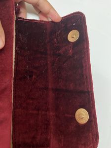 Embellished Velvet Clutch Bag- Never used