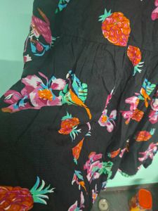 Tropical Print Mini Dress