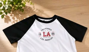LA California College League Crop tshirt👕🤩✨