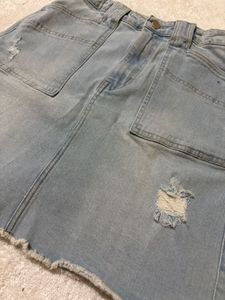 Denim Blue Skirt
