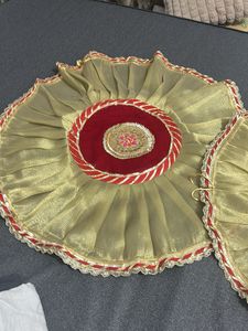 Combo of 2- Embroidered Decorative Pooja Covers