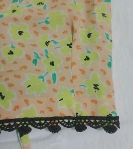 Cute Floral Crop Top