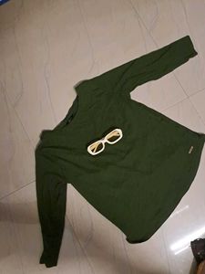 New Olive Green T Shirt