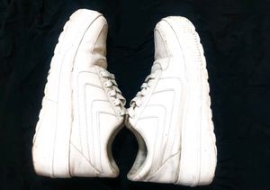 White Casual Chunky Sneakers