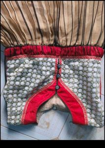 Beautiful Red &amp; Beige Lehenga Choli