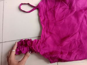 Pink Colour Short Dress