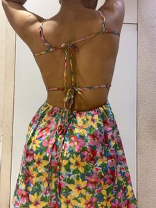 Vibrant Floral Print Sundress