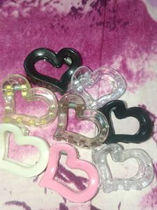 Cute Heart Claw Clips Pack