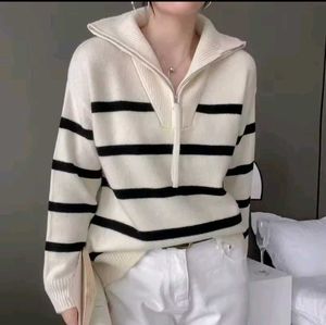 Striped Knit Sweater
