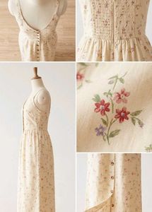 Floral Button-Up Midi Dress