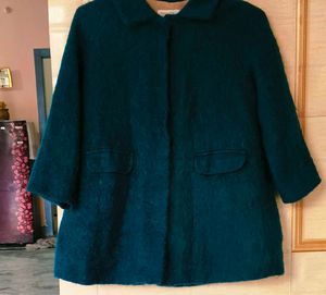 Very Cute N Beautiful Woolen Furry Coat