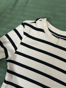 Striped Ribbed Top for winter