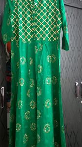 New green Anarkali