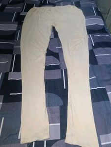 Comfortable Leggings - Cream &amp; White Combo