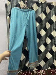 Elegant Blue Embroidered Kurta Set