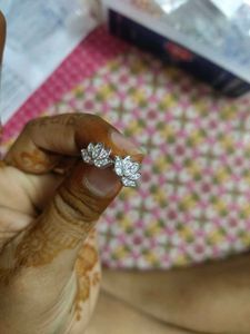 combo of Elegant Lotus nd half moon Stud Earrings