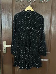 GAP Black Polka Dot Dress
