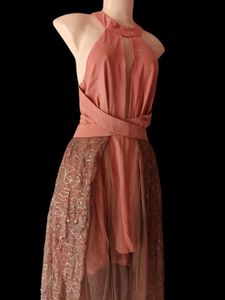 beautiful coral gown 😍