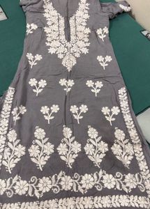 COMBO of 2 :Black and Grey chikankari kurta